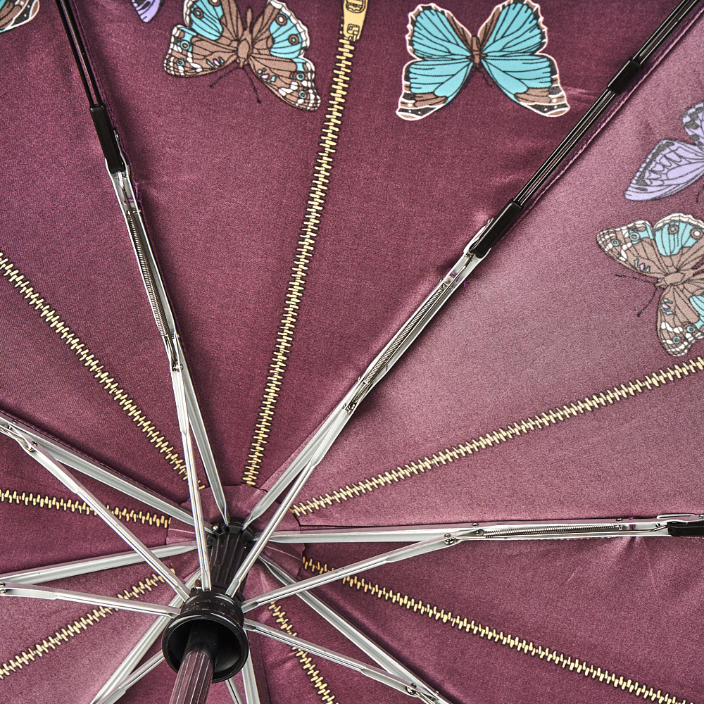Зонт женский автомат Henry Backer Q2101 Butterfly (Бабочки)
