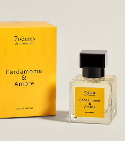 Парфюмерная вода POEMES DE PROVENCE CARDAMOME & AMBRE -50мл.