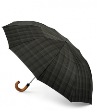 Зонт мужской полуавтомат Fulton G857-3559 CharcoalCheck (Серая клетка)
