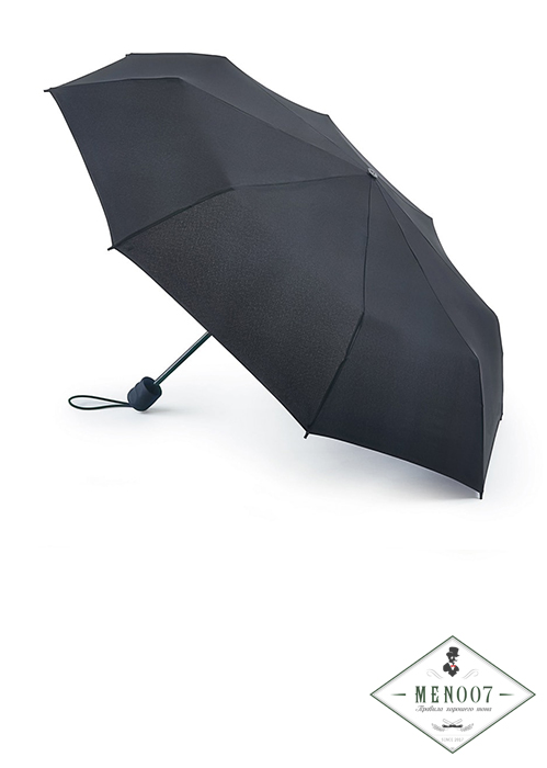 Для сложных погодных условий мужской черный зонт, механика, Hurricane, Fulton G839-01